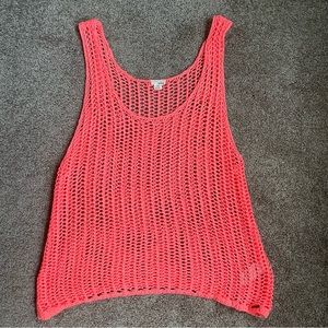 Garage Crochet Cover Up Shirt